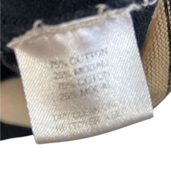 Trina Turk Black and Tan Striped Sweater Dress.  Size small. - Picture 6 of 7